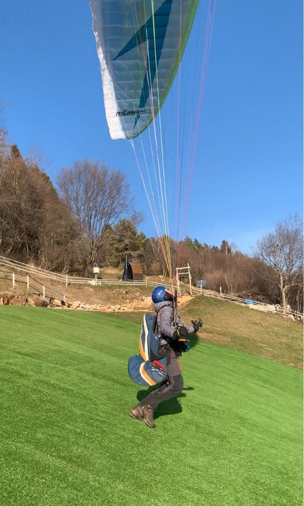 Paragliding scherm Miura S/M, Sport en Fitness, Zweefvliegen en Paragliding, Ophalen, Zo goed als nieuw, Scherm