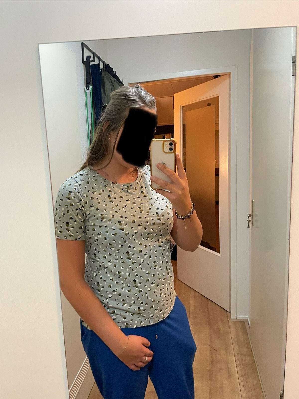 T-shirt dames, Ophalen of Verzenden, Zo goed als nieuw, Blauw, Korte mouw