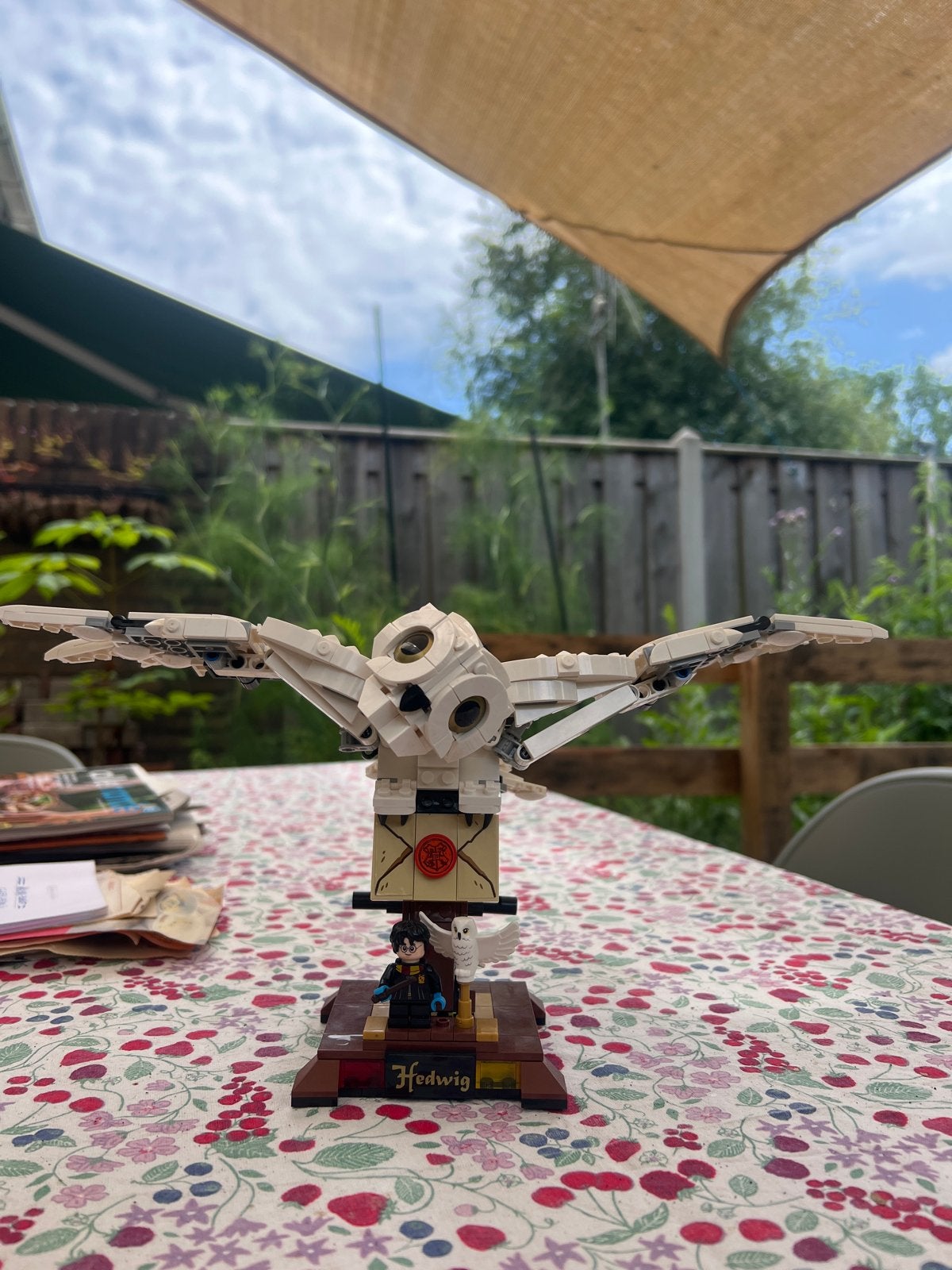 Lego Harry Potter Hedwig met verstelbare vleugels, Ophalen of Verzenden, Zo goed als nieuw, Overige merken