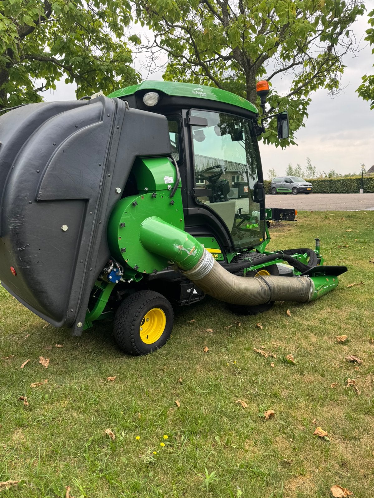 John deere 1585 gazonmaaier, Tuin en Terras, Ophalen, Gebruikt, Elektrische starter, 120 cm of meer