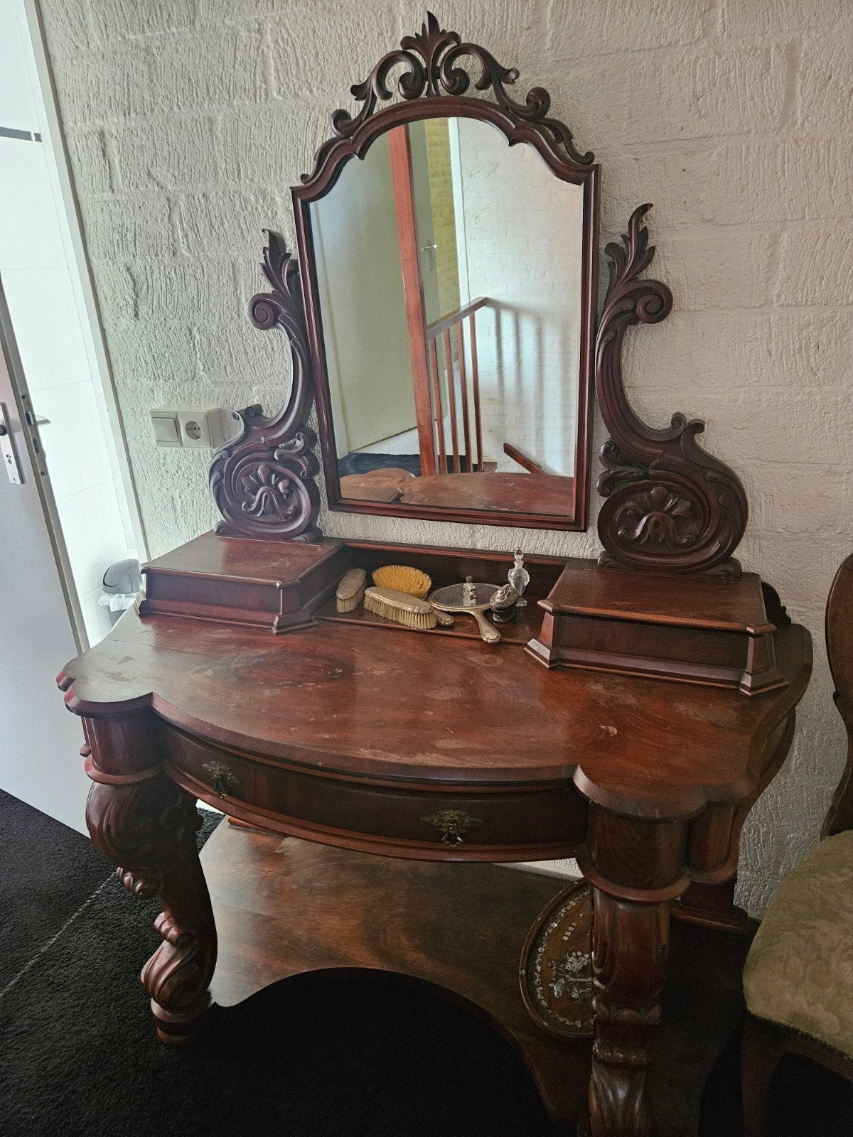 antieke kaptafel, Ophalen of Verzenden