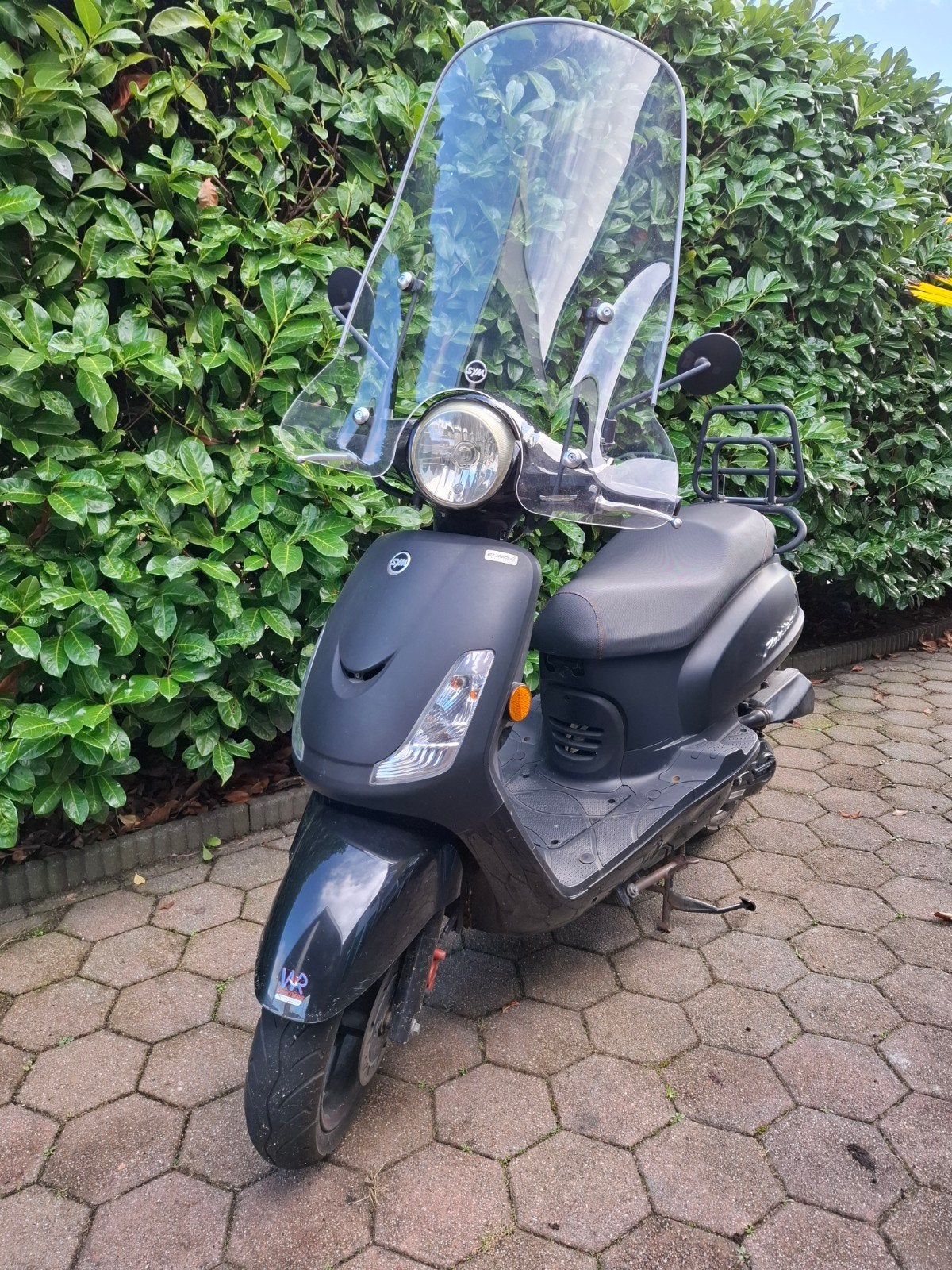 Sym Fiddle 2 Scooter met windscherm en achterrek, Ophalen, Gebruikt, Benzine, SYM