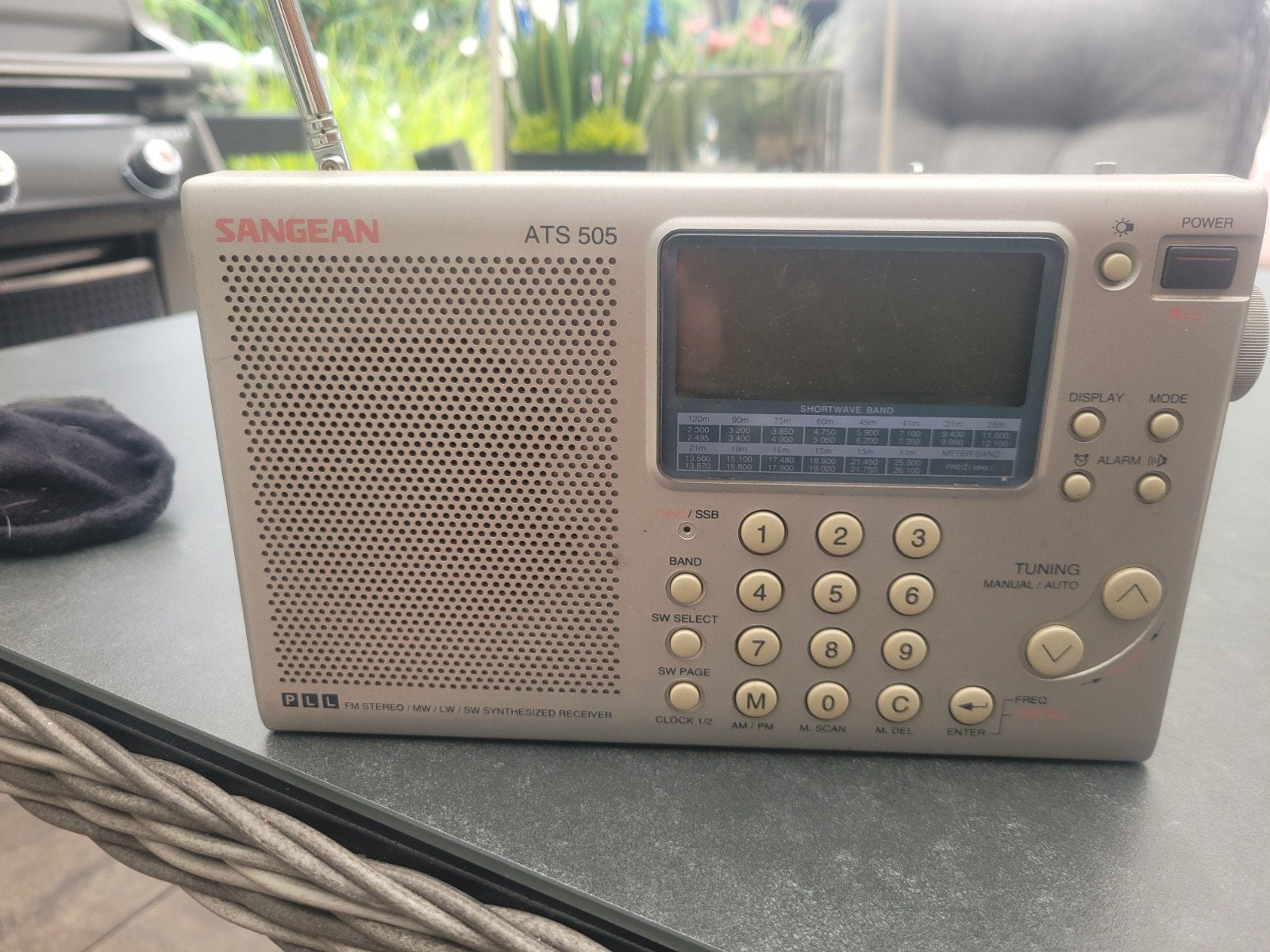 Sangean ATS 505 Wereldontvanger - Draagbare Radio, Ophalen of Verzenden, Gebruikt, Wereldontvanger