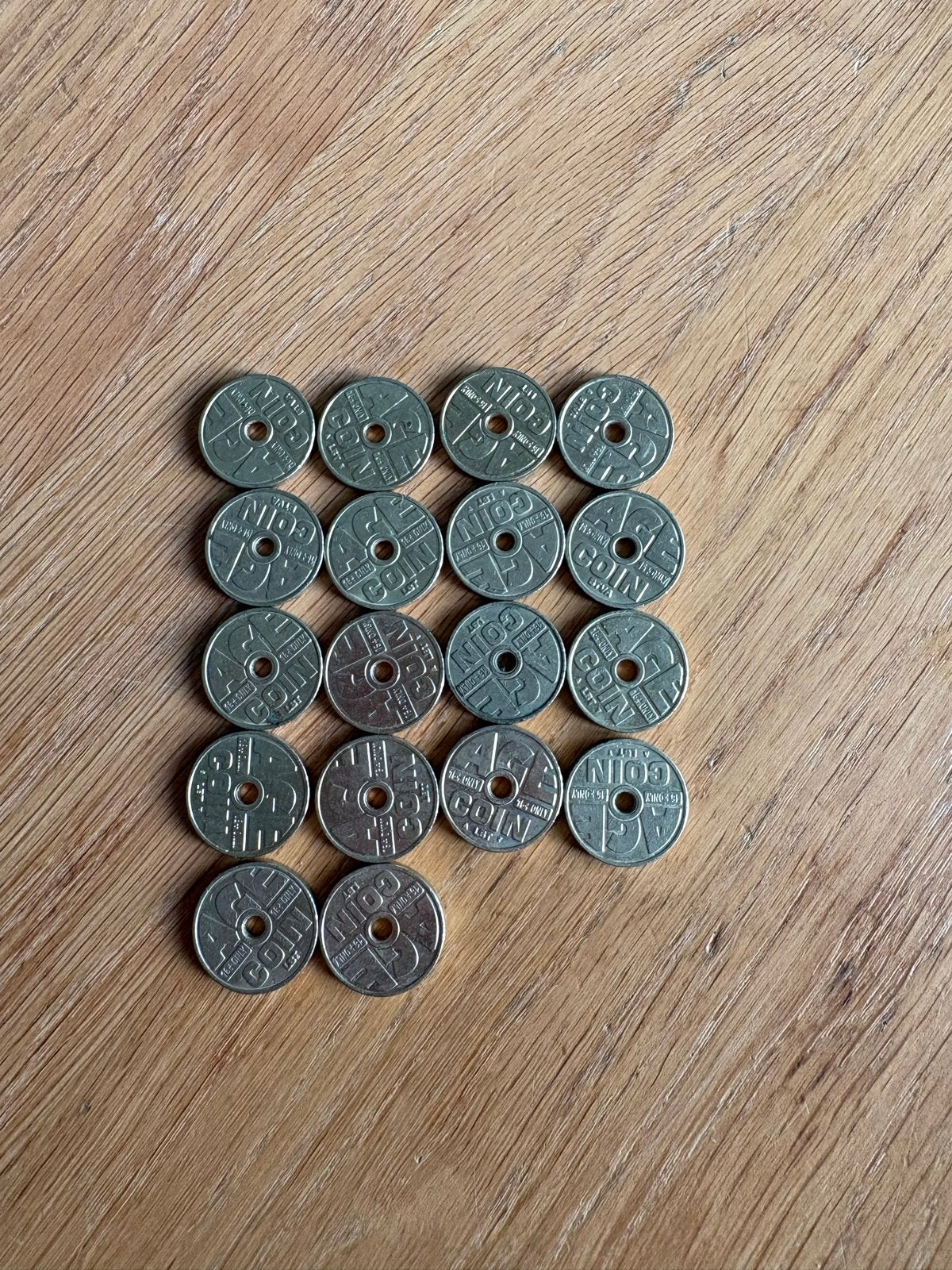 18 stuks '16+ Only' age coins, Ophalen of Verzenden, Vóór koninkrijk, Overige waardes, Setje