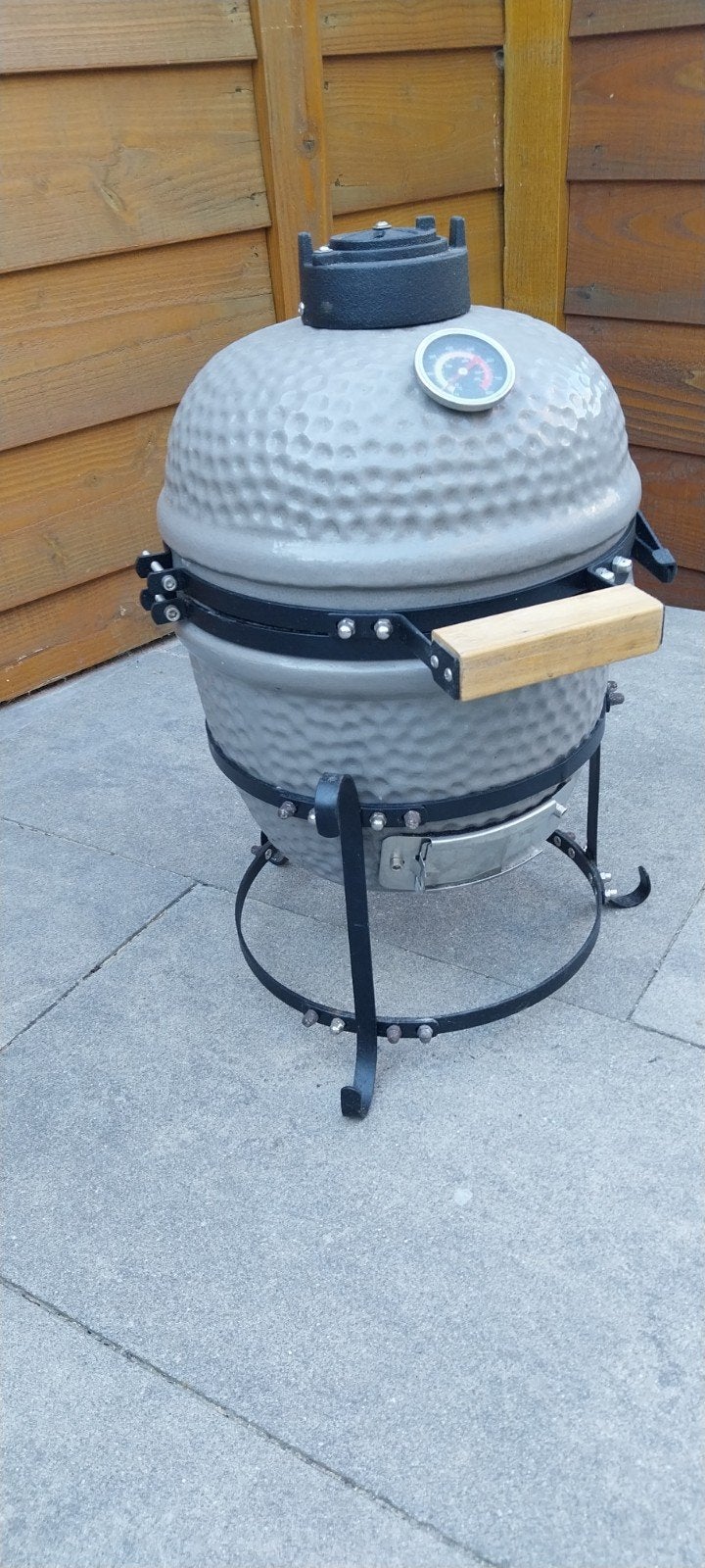 Compacte Kamado BBQ met thermometer, Ophalen, Gebruikt, Komado