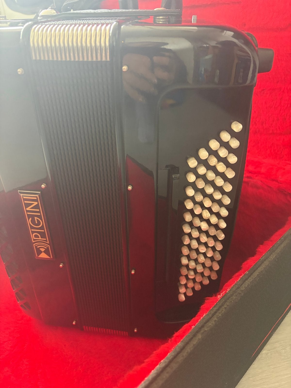 Pigini Knopaccordeon C-Systeem 65 Bas Converter - Zo goed al, Muziek en Instrumenten, Overige merken, Overige formaten, Ophalen of Verzenden