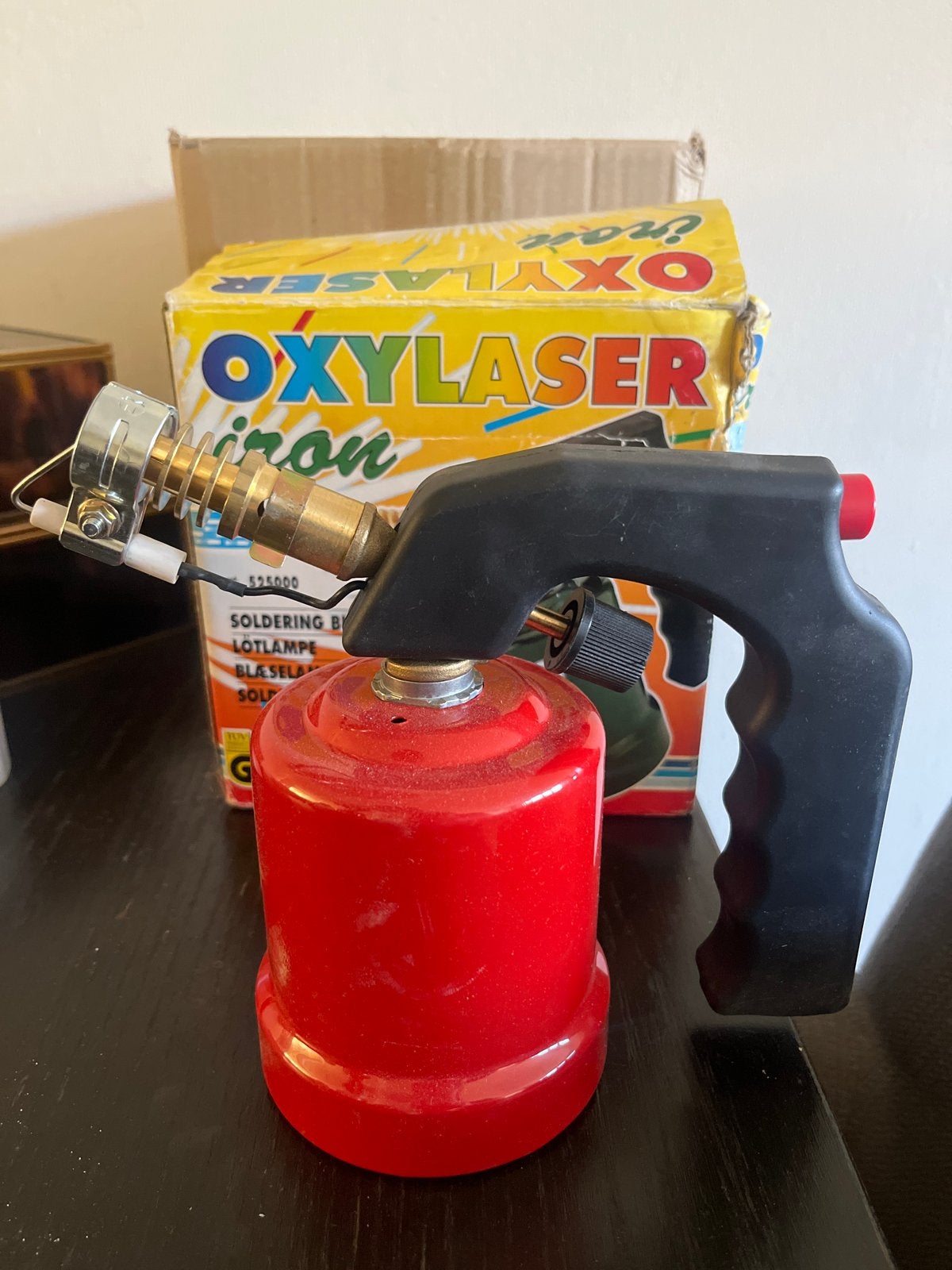 OXYLASER Soldeerbrander / Gasbrander met doos, Doe-het-zelf en Verbouw, Ophalen of Verzenden, Gebruikt, Overige typen, Overige merken
