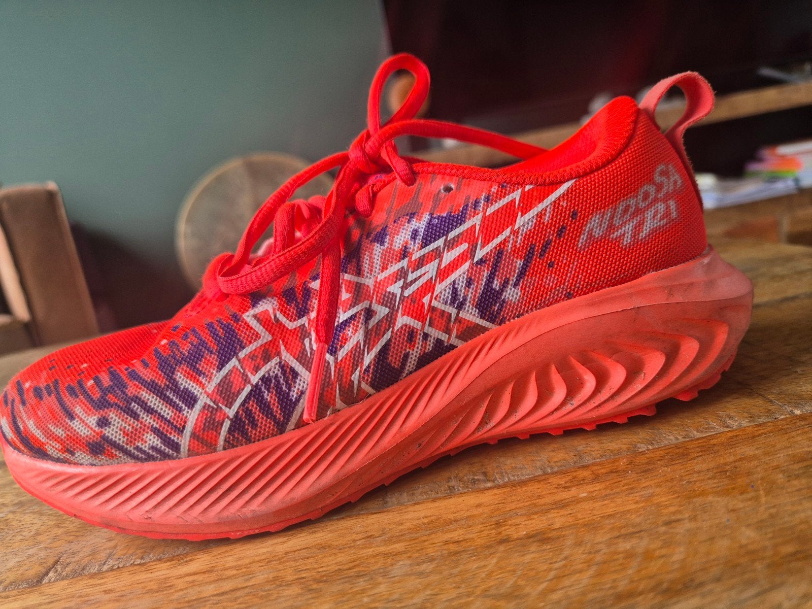 Asics hardloopschoenen maat 34.5, Ophalen of Verzenden, Gebruikt, Hardloopschoenen, Asics