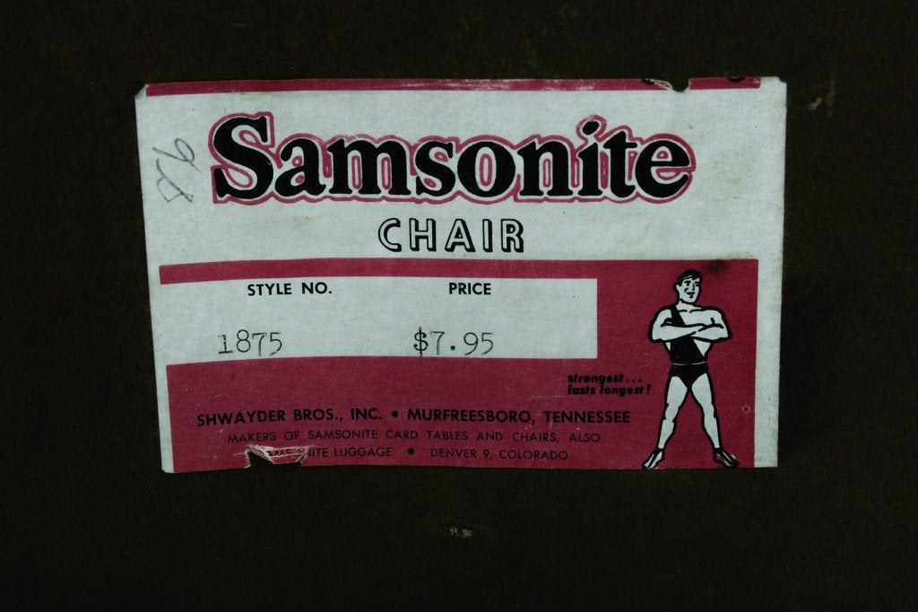 Samsonite chair (vintage klapstoel), Ophalen, Overige kleuren, Vintage / Industrieel, Eén