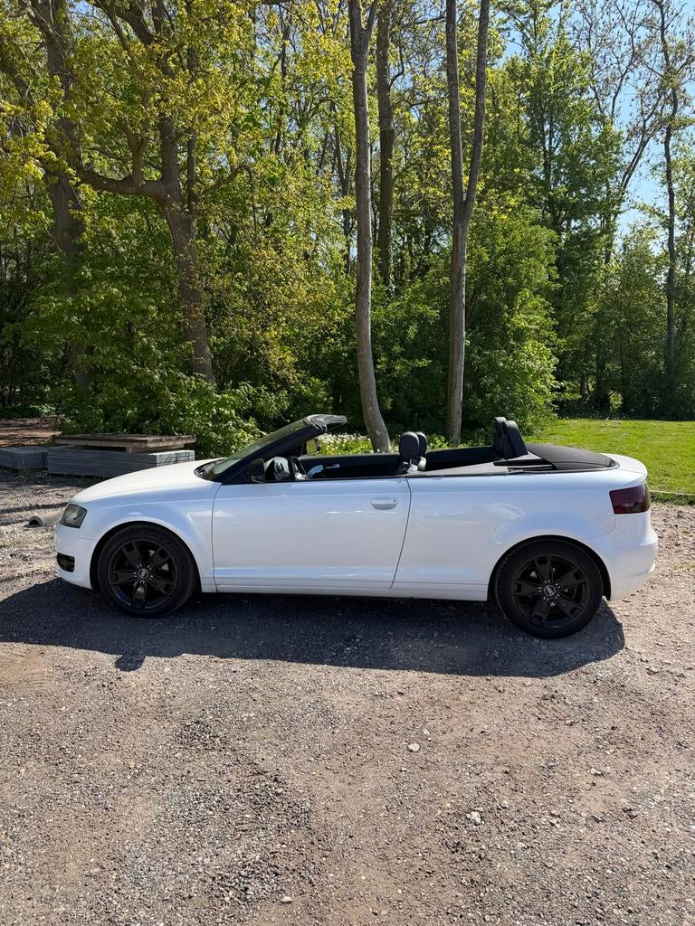 Audi A3 1.8 Tfsi Cabriolet 2008, Auto's, Audi, Voorwielaandrijving, 4 cilinders, Cabriolet, Wit