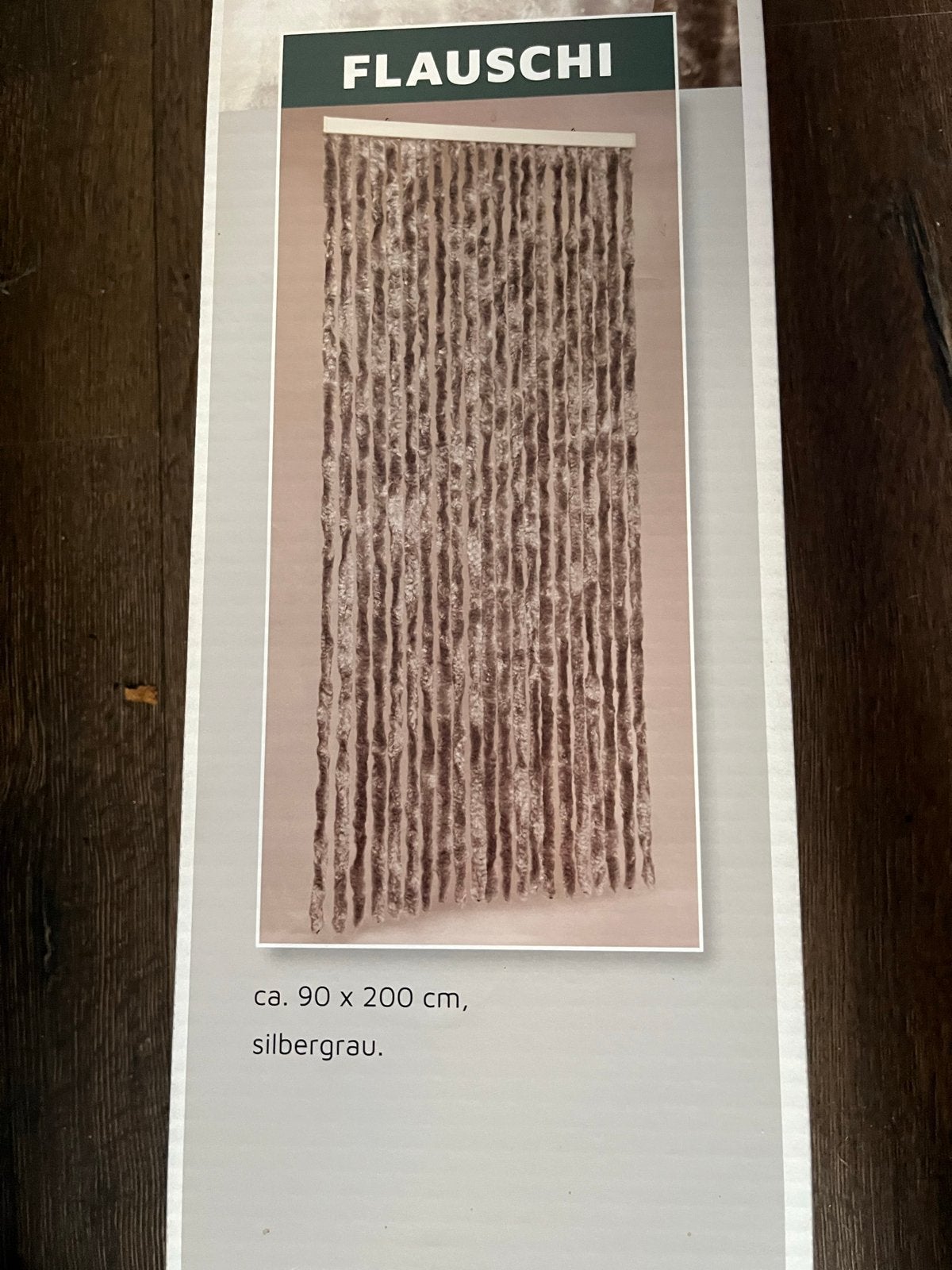 ZILVER GRIJZE vliegengordijn - ca. 90 x 200 cm, Huis en Inrichting, Nieuw, Ophalen of Verzenden, Vliegengordijn, Grijs
