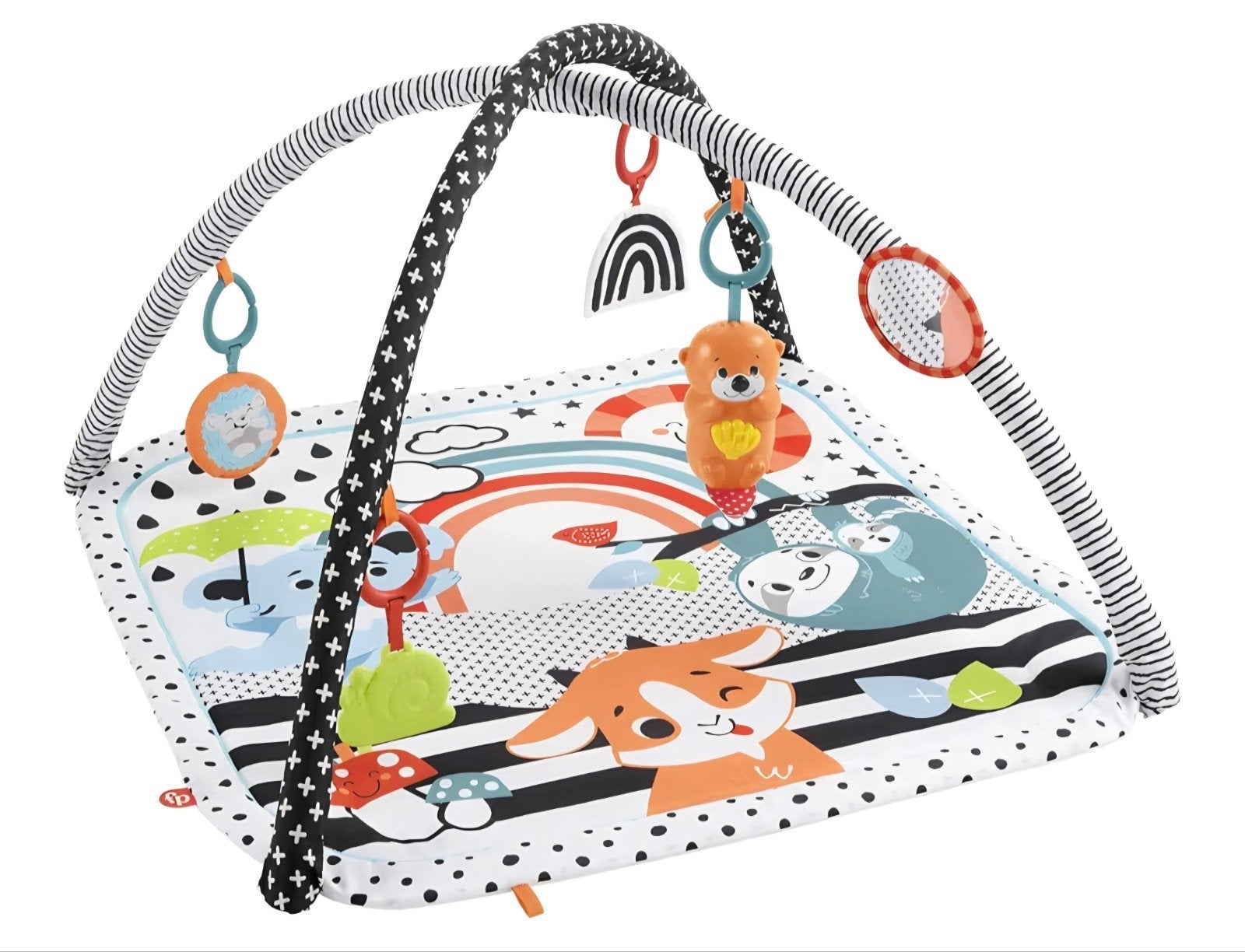 Speelkleed met babygym en muziek (oranje bever), Ophalen, Gebruikt, Speelkleed, Met geluid