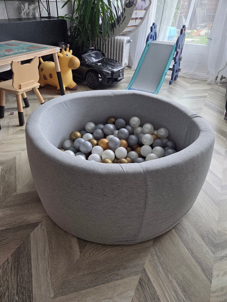 Misioo XXL Ballenbak 90x30 cm met ballen + extra zak ballen, Ophalen, Gebruikt, Overige typen
