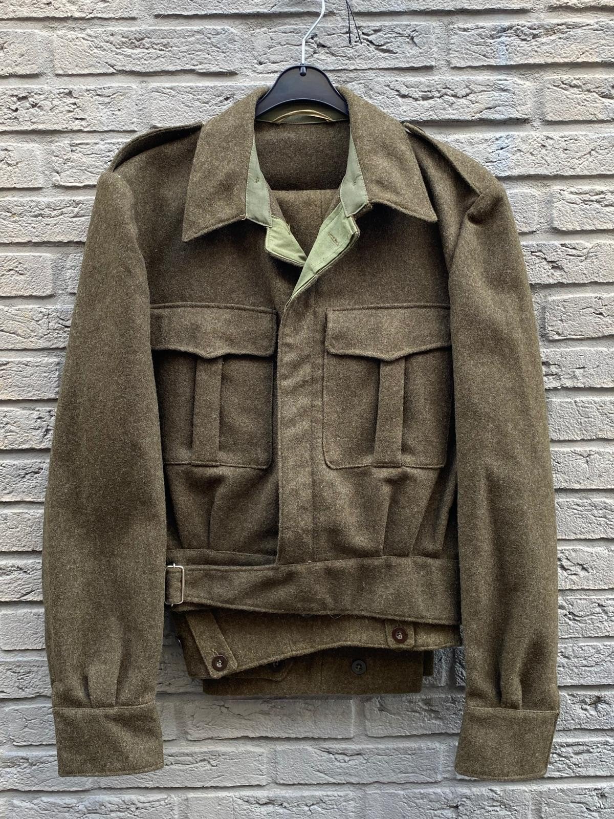 Battle-dress jas/broek zonder emblemen., Ophalen of Verzenden