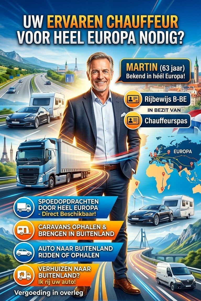 Zoekt u (tijdelijk) chauffeur B-BE met pas, Vacatures, Vacatures | Chauffeurs, Overige niveaus, Vanaf 10 jaar, Overige vormen