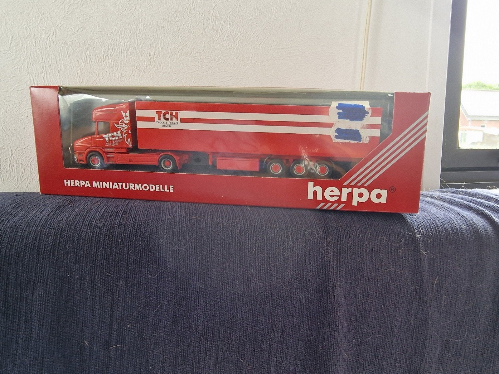 Herpa Miniatuurmodel Vrachtwagen met Oplegger, Ophalen of Verzenden, Nieuw, Bus of Vrachtwagen, Overige merken