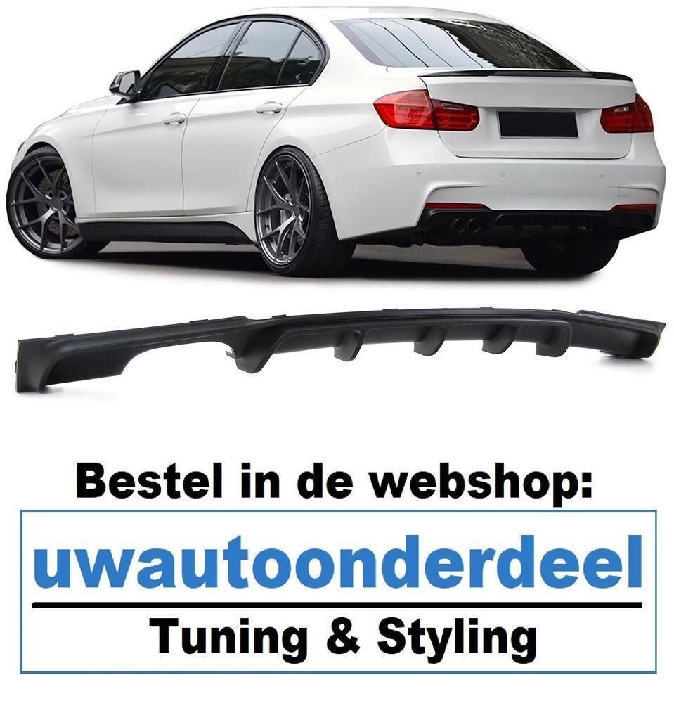Diffuser Performance Voor Bmw 3 serie F30 M Pakket M3 Dubbel, Verzenden, Automotive Parts, A.parts@hotmail.nl, Trasmolenlaan 12 3447 GZ Woerden