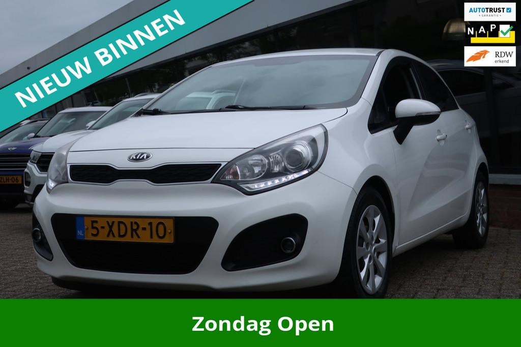 Kia Rio 1.2 CVVT Super Pack 2e EIG_LED_CRUIS_KEYLESS_PDC_CLI, Auto's, Kia, Bedrijf, Te koop, Rio, ABS, Airbags, Alarm, Boordcomputer