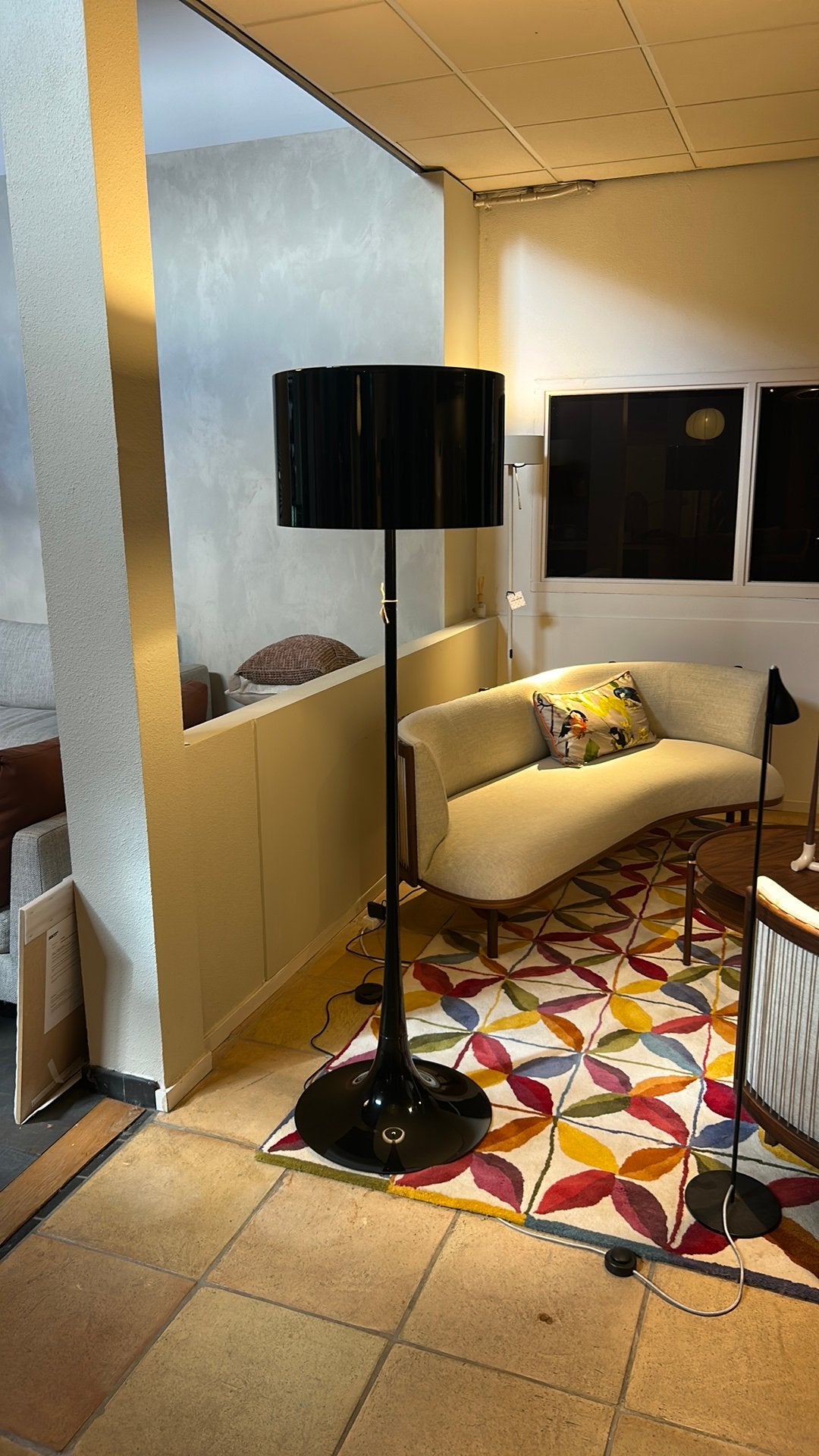 Flos Spunlight F zwart showroommodel, Ophalen, Zo goed als nieuw, Minder dan 100 cm