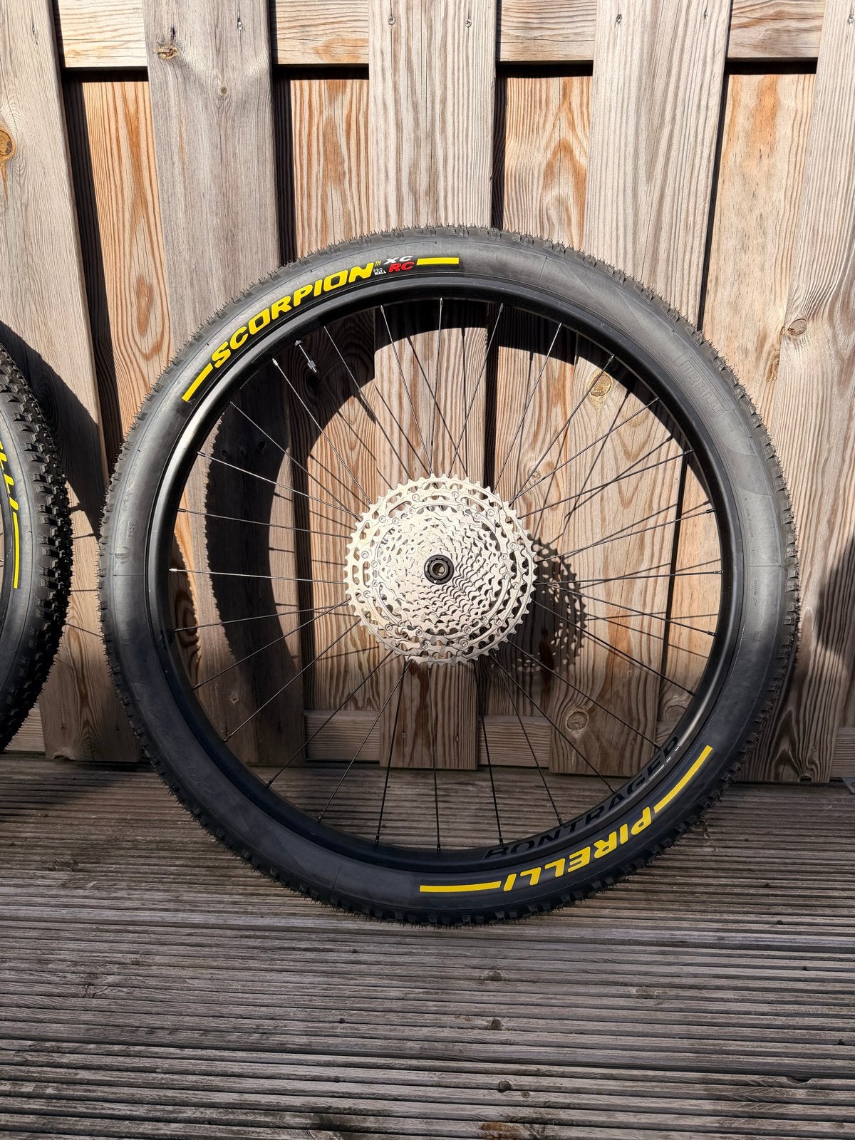 Nieuwe Trek Procaliber wielen met schijven en cassette