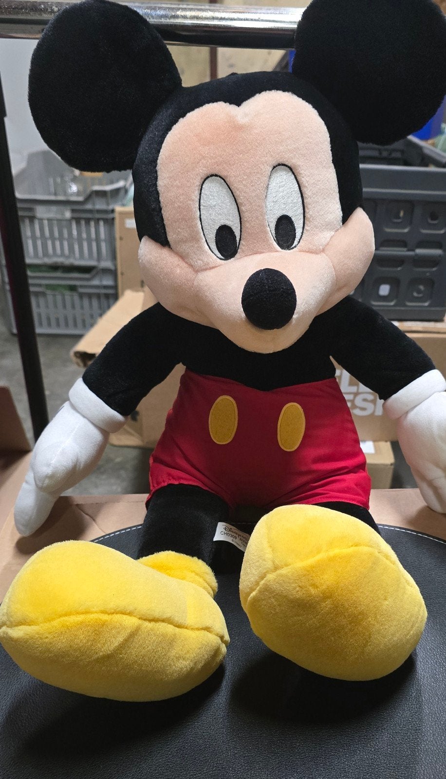 Grote Mickey knuffel, Kinderen en Baby's, Ophalen, Muis, Disney, Zo goed als nieuw
