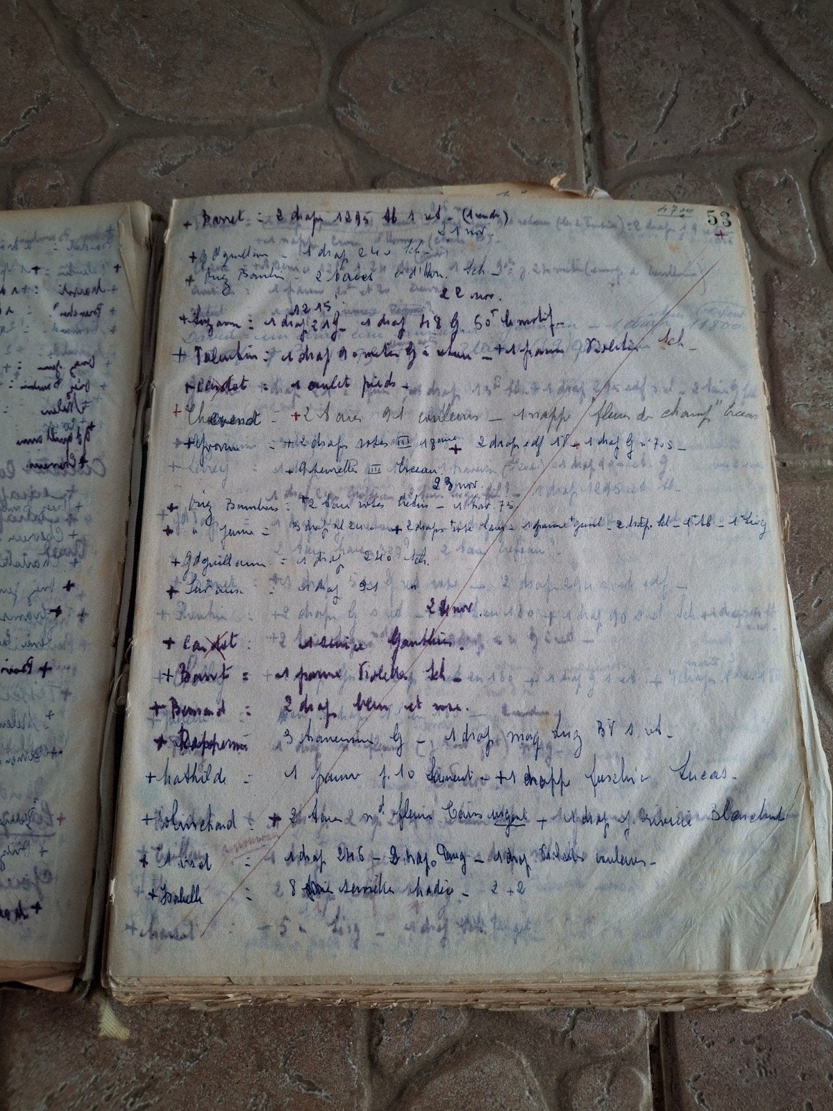 Oud handgeschreven boek: 'Copie de Lettres' uit 19e eeuw, Ophalen of Verzenden, Gelezen, Onbekend, Catalogus