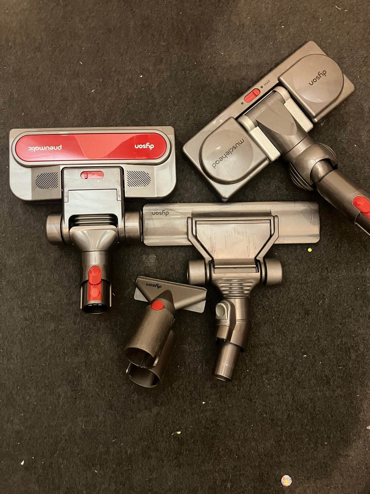 Dyson stofzuiger opzetstukken/voeten