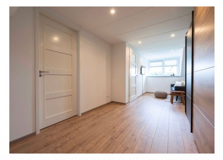 Quick-step laminaat vloer bruin/grijs gewerkt 24m2, Ophalen, 50 tot 150 cm, Zo goed als nieuw, 10 m² of meer