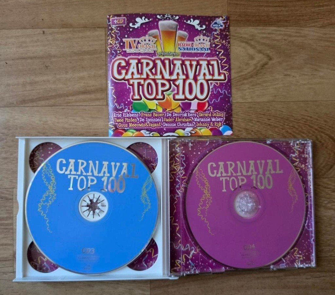 Carnaval Top 100 (4 Cd Box), Ophalen of Verzenden, Zo goed als nieuw, Nederlandstalig