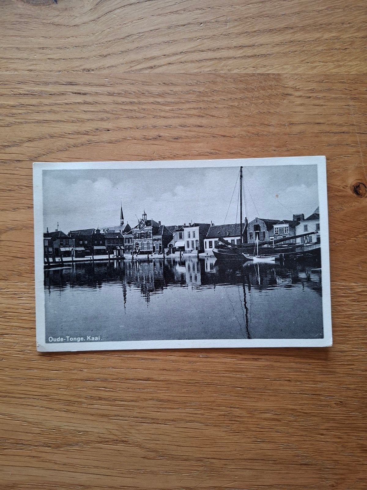 Kaai Oude Tonge, Ophalen of Verzenden, 1920 tot 1940, Gelopen, Zuid-Holland