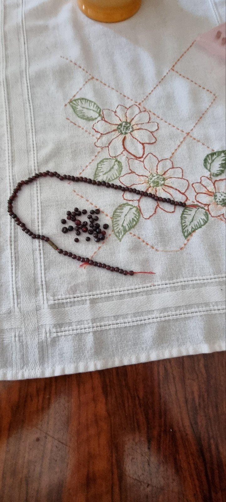 Prachtige antieke granaten ketting helaas gebroken mooi, Sieraden, Tassen en Uiterlijk, Antieke sieraden, Ophalen of Verzenden