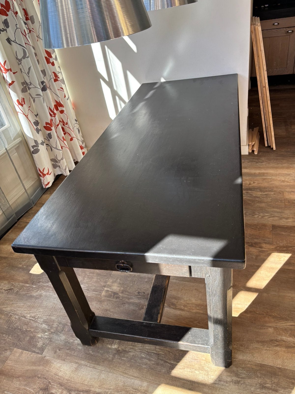 Antieke zware massief eiken eettafel kloostertafel antiek, Antiek, Gebruikt, ., Ophalen of Verzenden