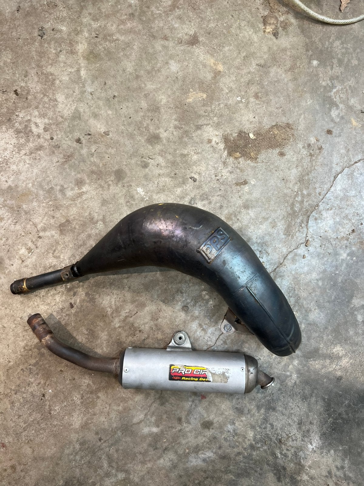Yamaha yz 125 pps uitlaat, Ophalen of Verzenden, Zo goed als nieuw, Uitlaat