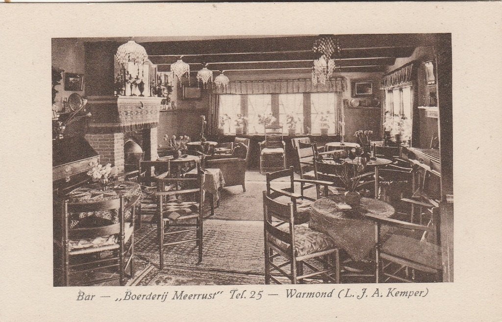 warmond- bar boerderij meerrust, Ophalen of Verzenden, 1940 tot 1960, Drenthe