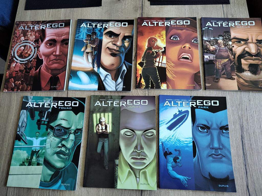 Alter Ego Complete Serie - 7 Stripboeken, Complete serie of reeks, Ophalen of Verzenden, Gelezen, Pierre-Paul Renders, Mathieu Reynès, Denis Lapière