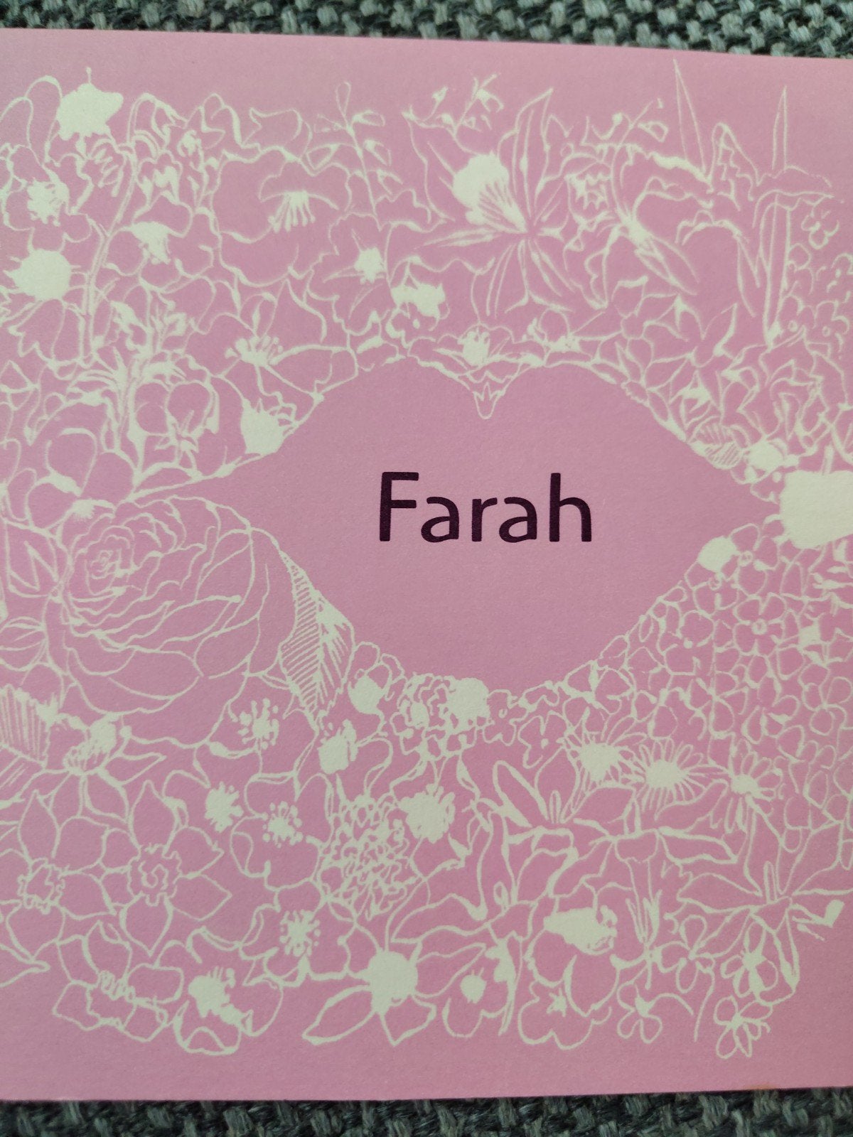 Farah, Ophalen of Verzenden, 2000 tot heden, Geboortekaartje