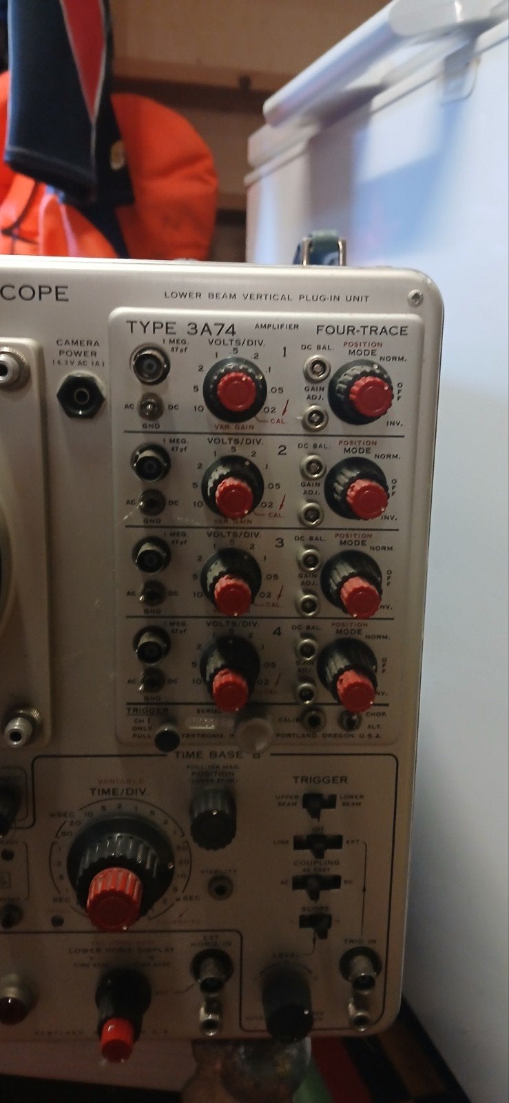 Tektronix 565 dual beam oscilloscoop, Hobby en Vrije tijd, Ophalen, Gebruikt