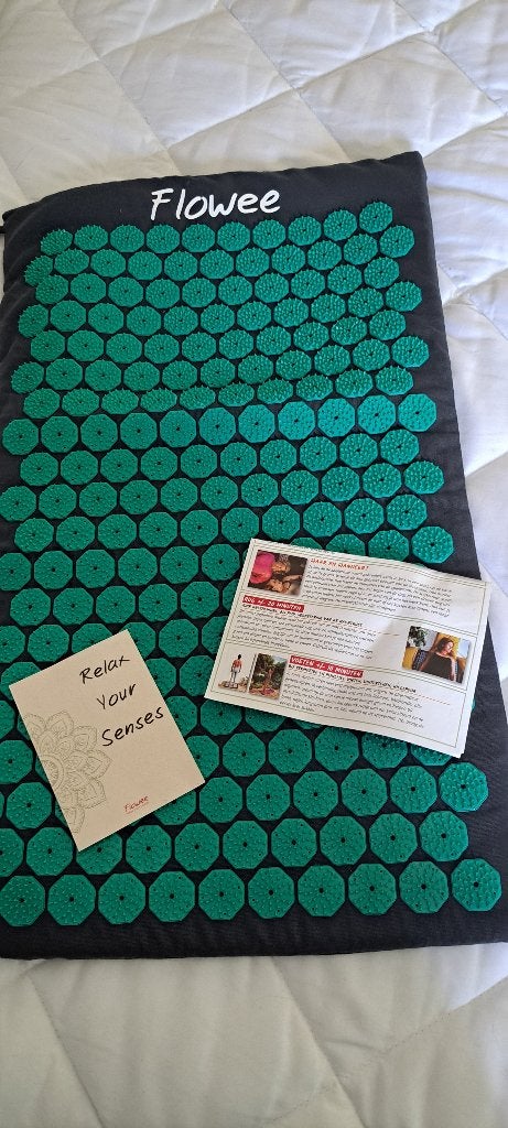 Flowee spijkermat groen met zwart , ophalen!, Ophalen, Zo goed als nieuw, Overige typen