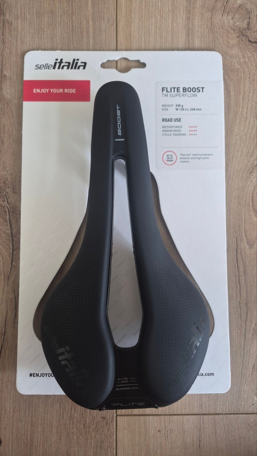 Selle Italia Flite Boost TM Superflow S3 Zadel, Ophalen of Verzenden, Selle Italia, Zadel, Racefiets