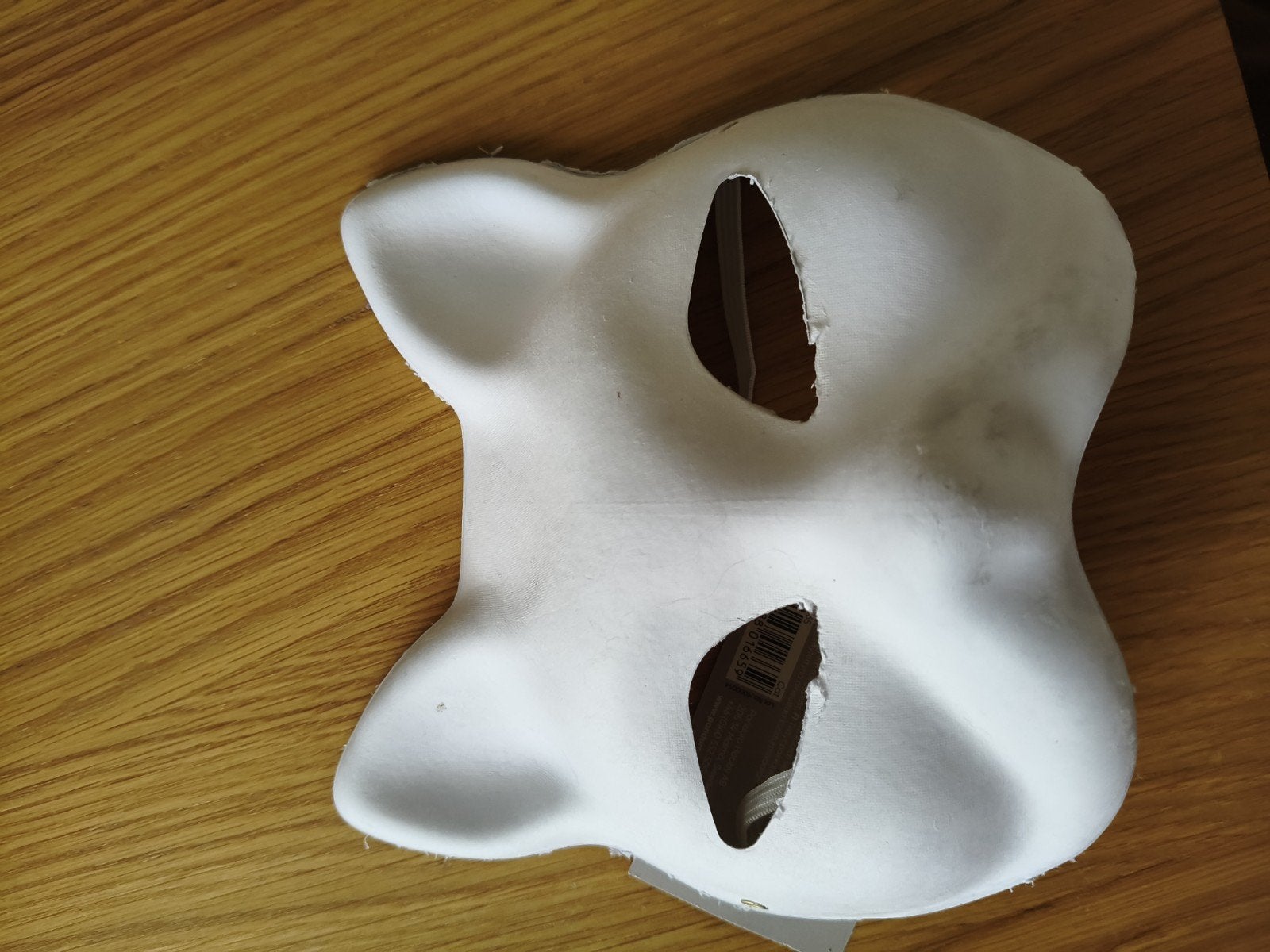 Therian masker om zelf te versieren - DIY feestmasker, Ophalen of Verzenden, Nieuw, Feestartikel, Carnaval