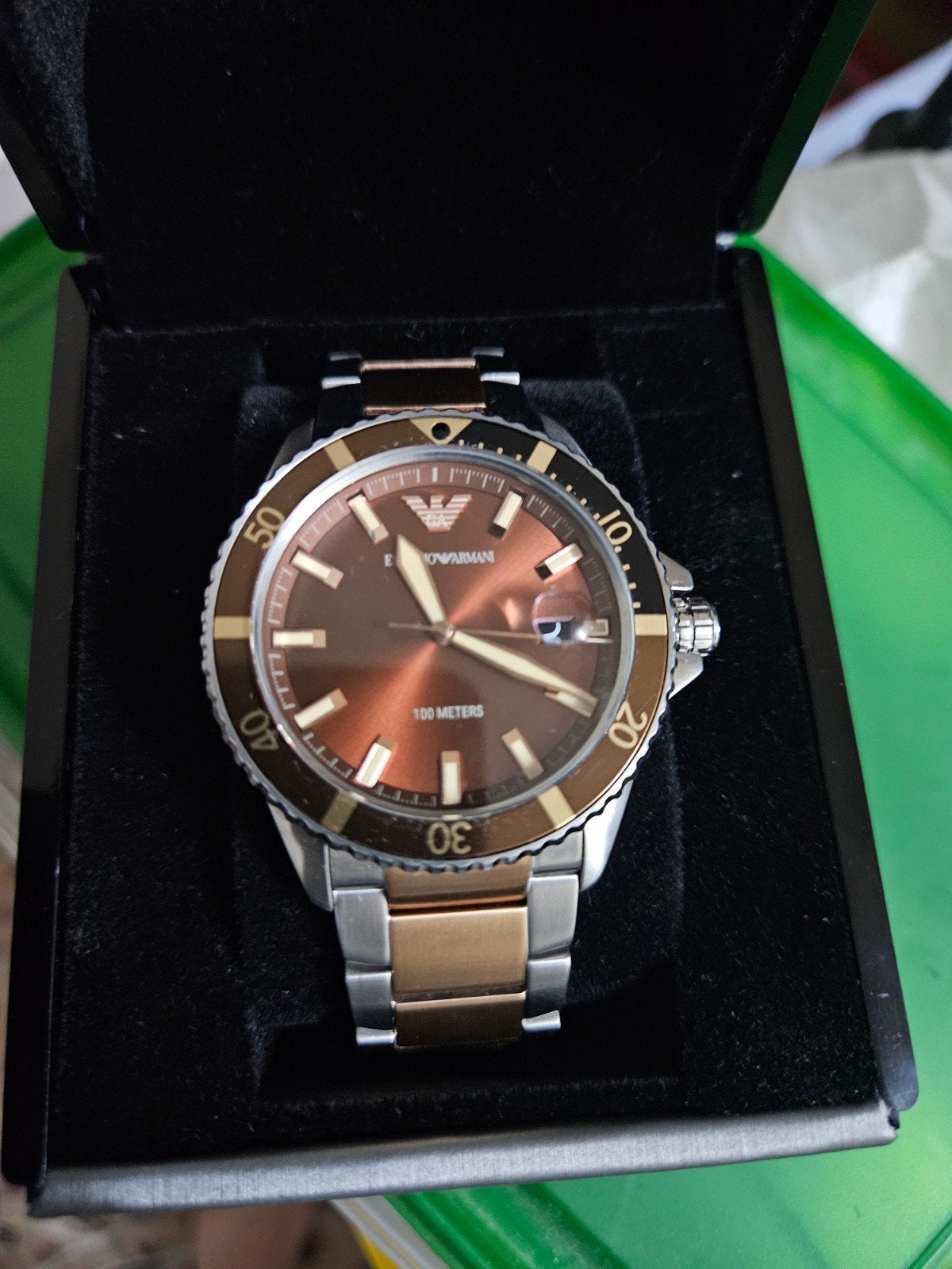 Emporio Armani, Ophalen of Verzenden, Nieuw, Staal, Overige merken