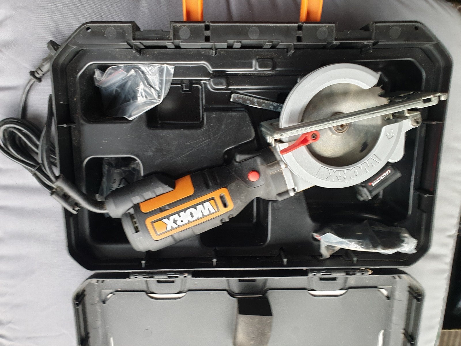 Worx WX427 Worxsaw XL Cirkelzaag 710W - Nieuw in doos, Cirkelzaag, Worx, Nieuw, 600 tot 1200 watt