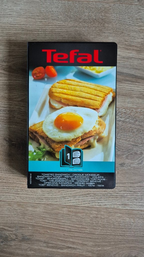 Tefal Snack Collection 1 - Sandwich plaat, Witgoed en Apparatuur, Ophalen of Verzenden, Uitneembare platen, Zo goed als nieuw