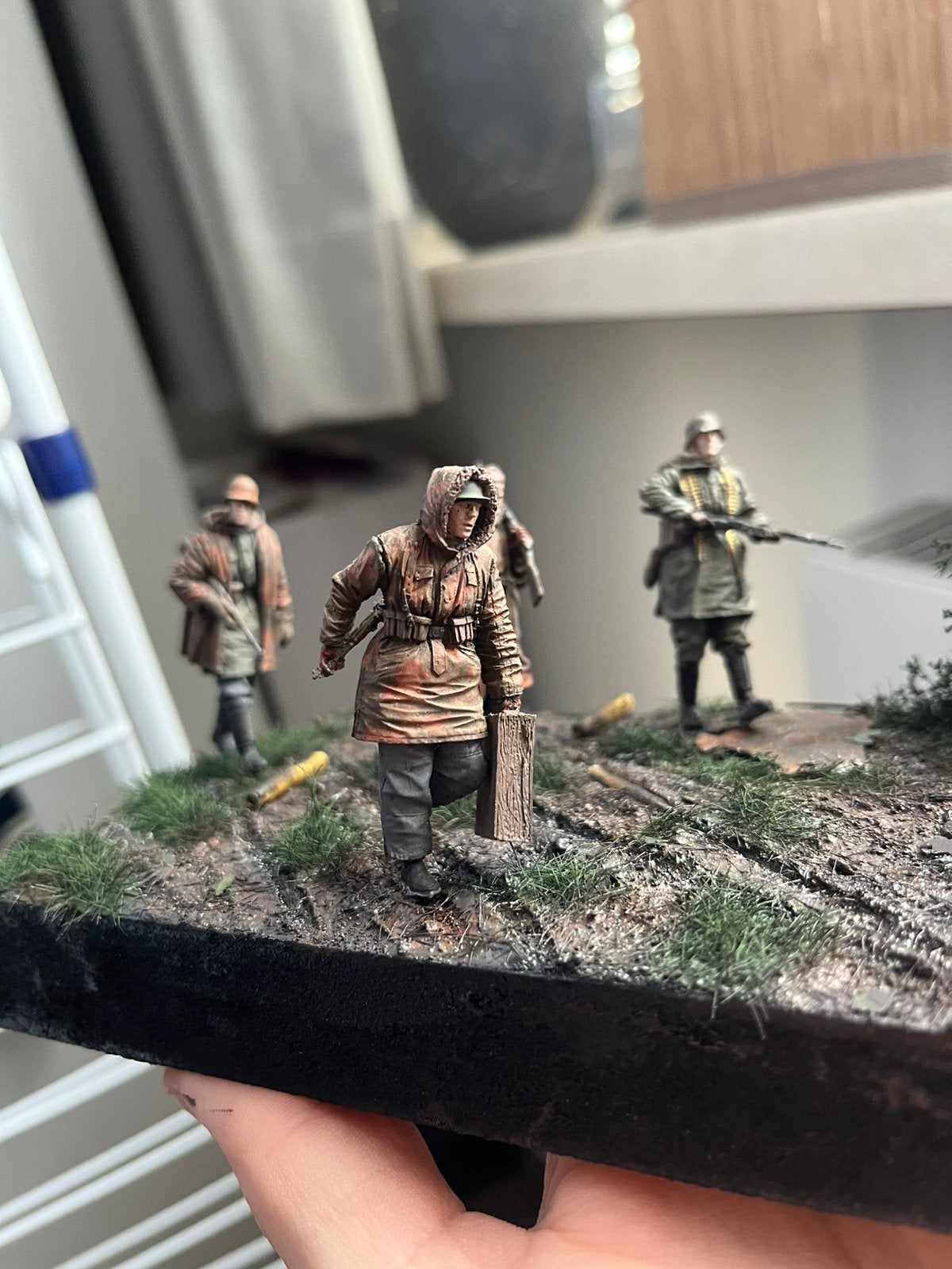 Diorama 1/35, Hobby en Vrije tijd, Modelbouw | Figuren en Diorama's, Ophalen of Verzenden, Zo goed als nieuw, 1:35 tot 1:50