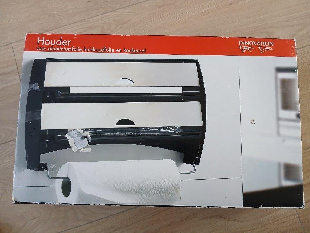 Houder voor aluminiumfolie, huishoudfolie en keukenrol., Ophalen, Overige typen, Nieuw, Meerkleurig