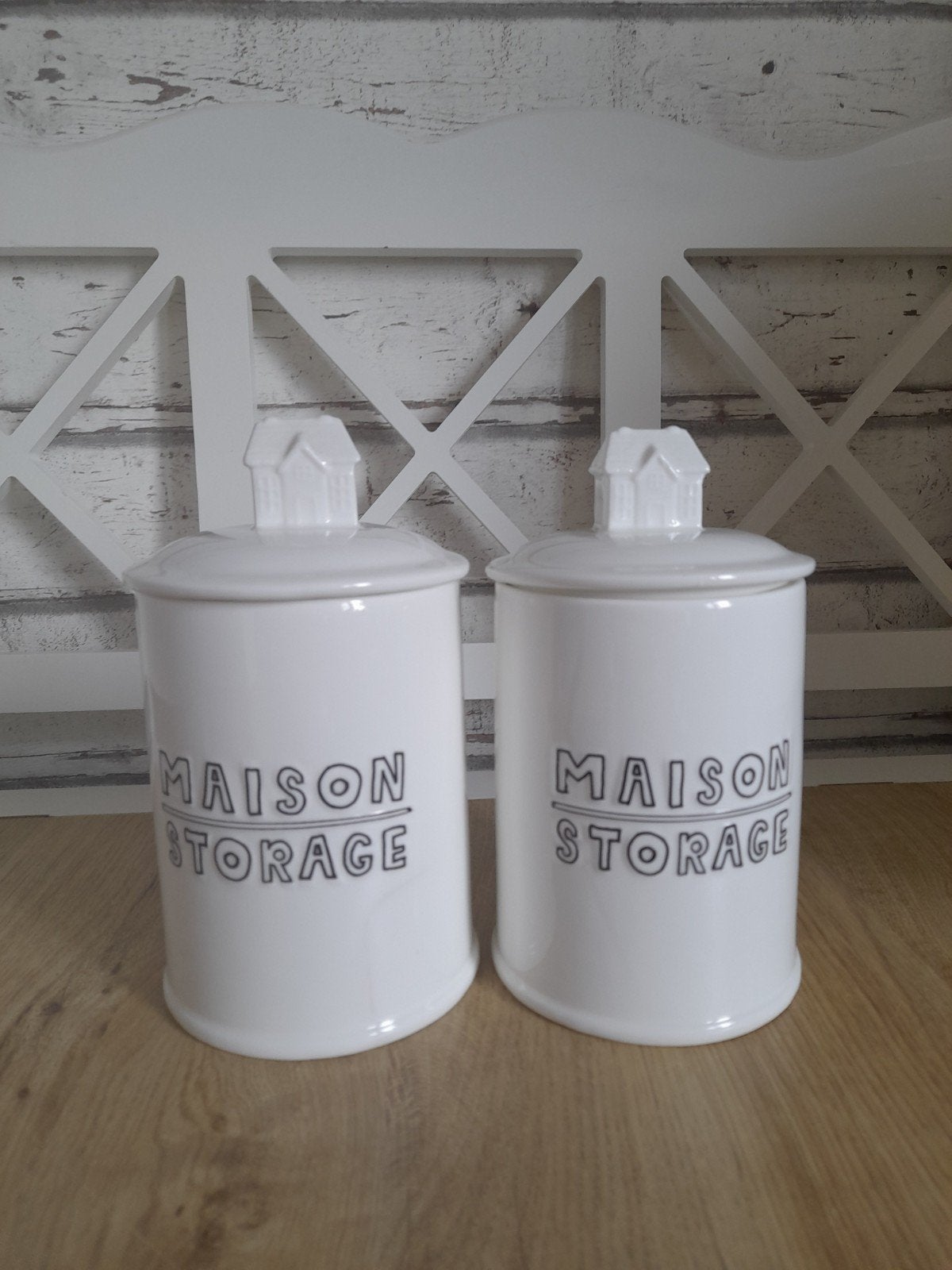 2 riviera maison storage potten, Verzenden