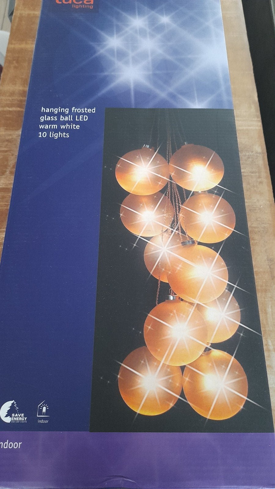 Kerst Luca Lighting LED Lichtbollen met 10 Frosted Glazen B, Diversen, Ophalen, Zo goed als nieuw