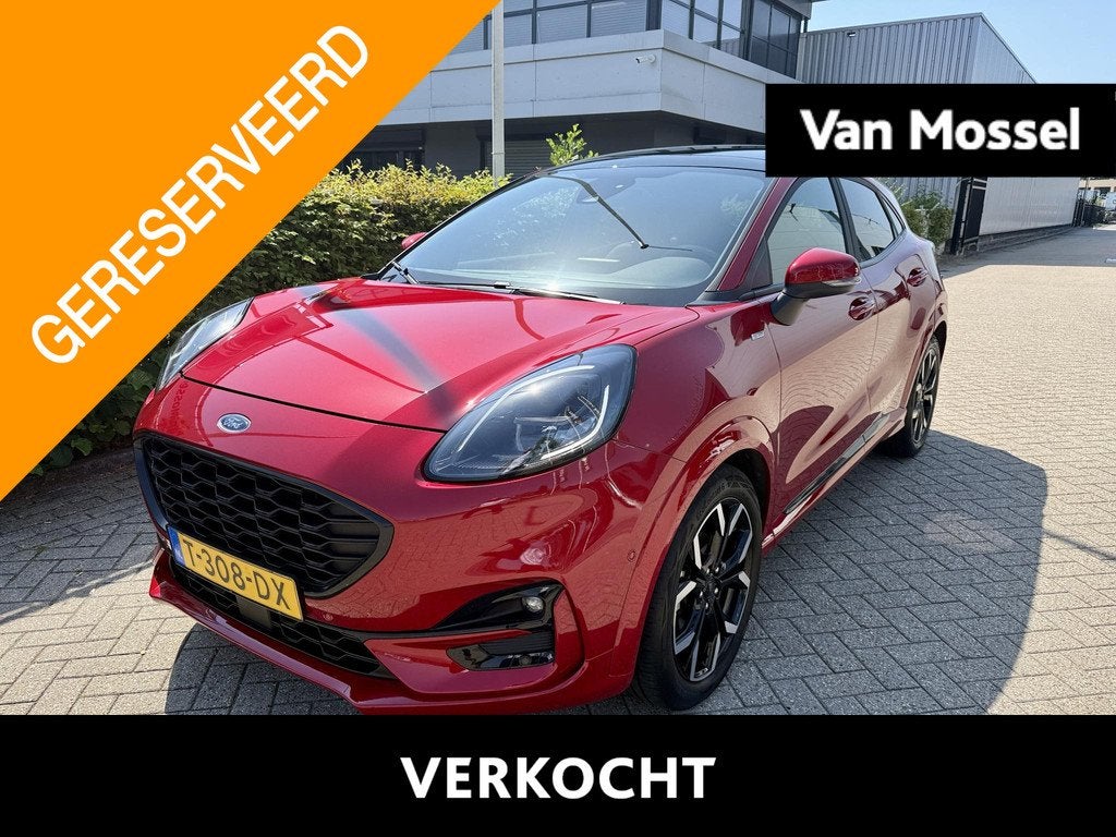 Ford Puma 1.0 EcoBoost Hybrid ST-Line X | Pano | Verwarmbare, Auto's, Ford, 12 maanden, 125 pk, Euro 6, Origineel Nederlands