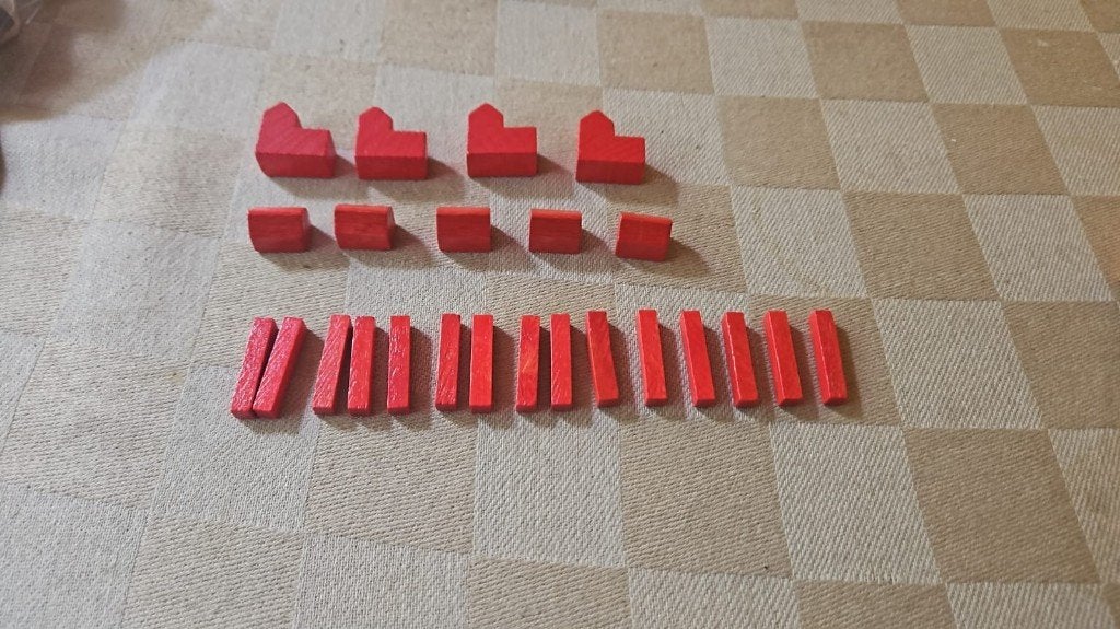bordspel onderdelen complete set hout basis catan, Een of twee spelers, Ophalen of Verzenden, Nieuw, 999 Games