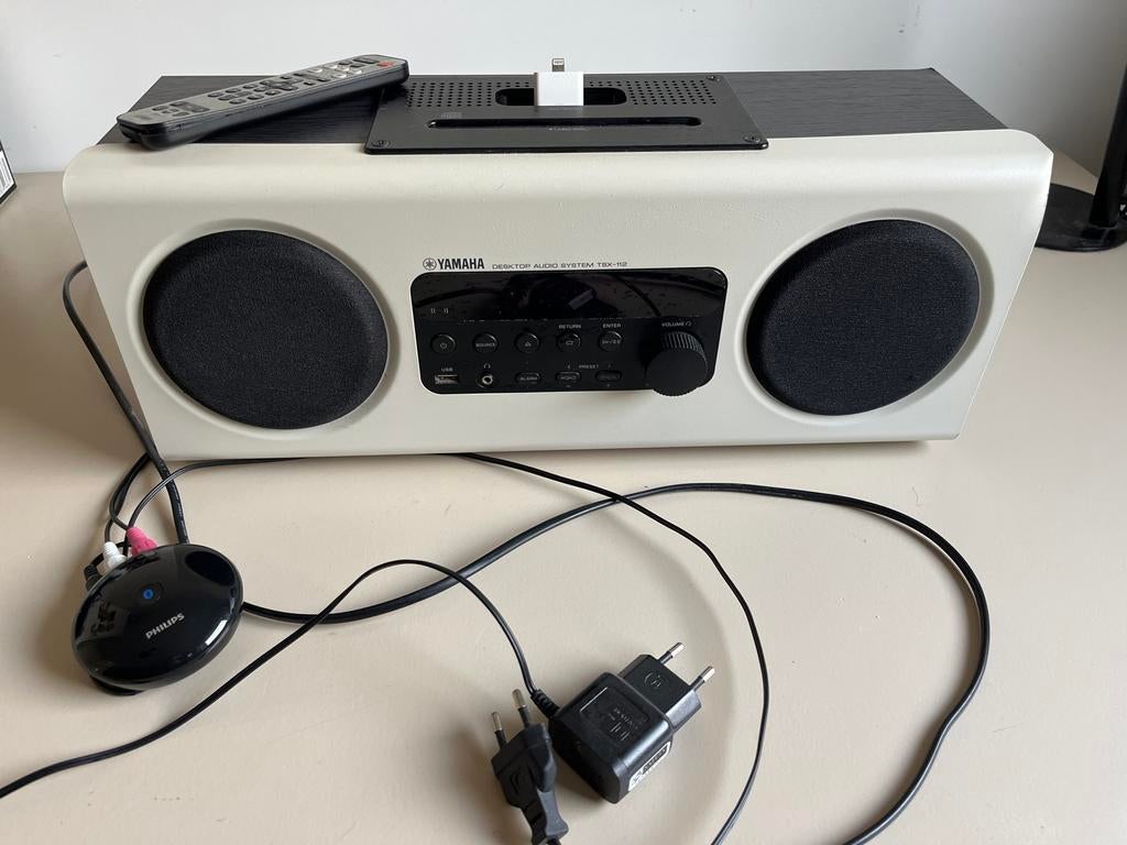 Yamaha TSX-112 Desktop Audio Systeem met Bluetooth, Gebruikt, Tuner of Radio, Microset, Ophalen